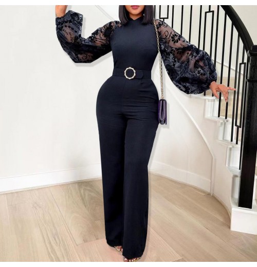 Office Clothes Women's Latest Design Formal Career Dress One Piece Splicing Lace Tight With Sashes For Wholesale Use Office Clothes Women's Latest Design Formal Career Dress One Piece Splicing Lace Tight With Sashes For Wholesale Use
