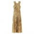 TAOP&ZA women's clothing 2024 early autumn new fashion evening dress long skirt slim pleated sleeveless dress Vestidos Mujer